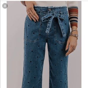 NWT Roolee Polka Dot jeans
